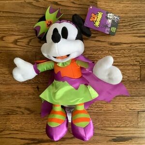 NWT Halloween Disney Minnie Mouse Plush